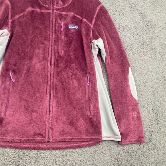 Patagonia Women’s XL Regulator R2 Full Zip Fleece Jacket Purple Fuzzy - Picture 3 of 10